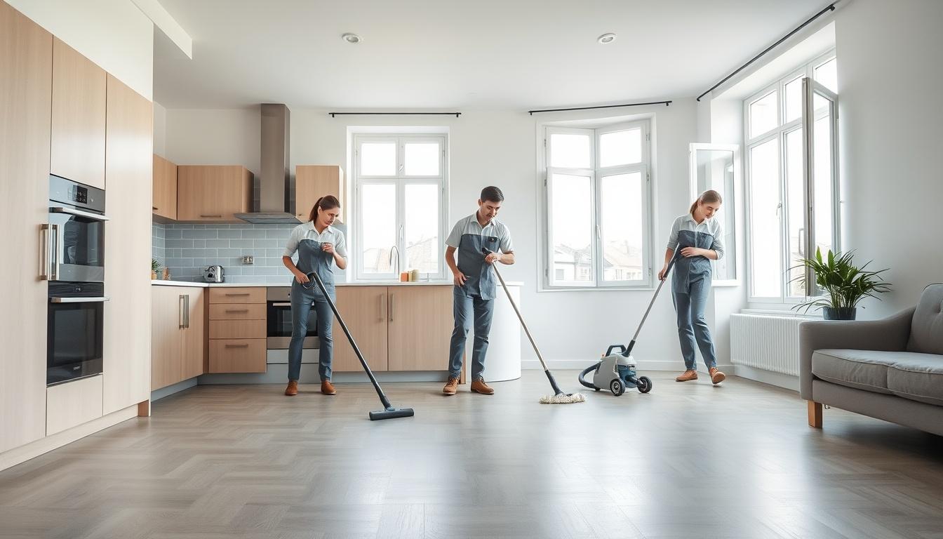 Cleaning for a smooth handover